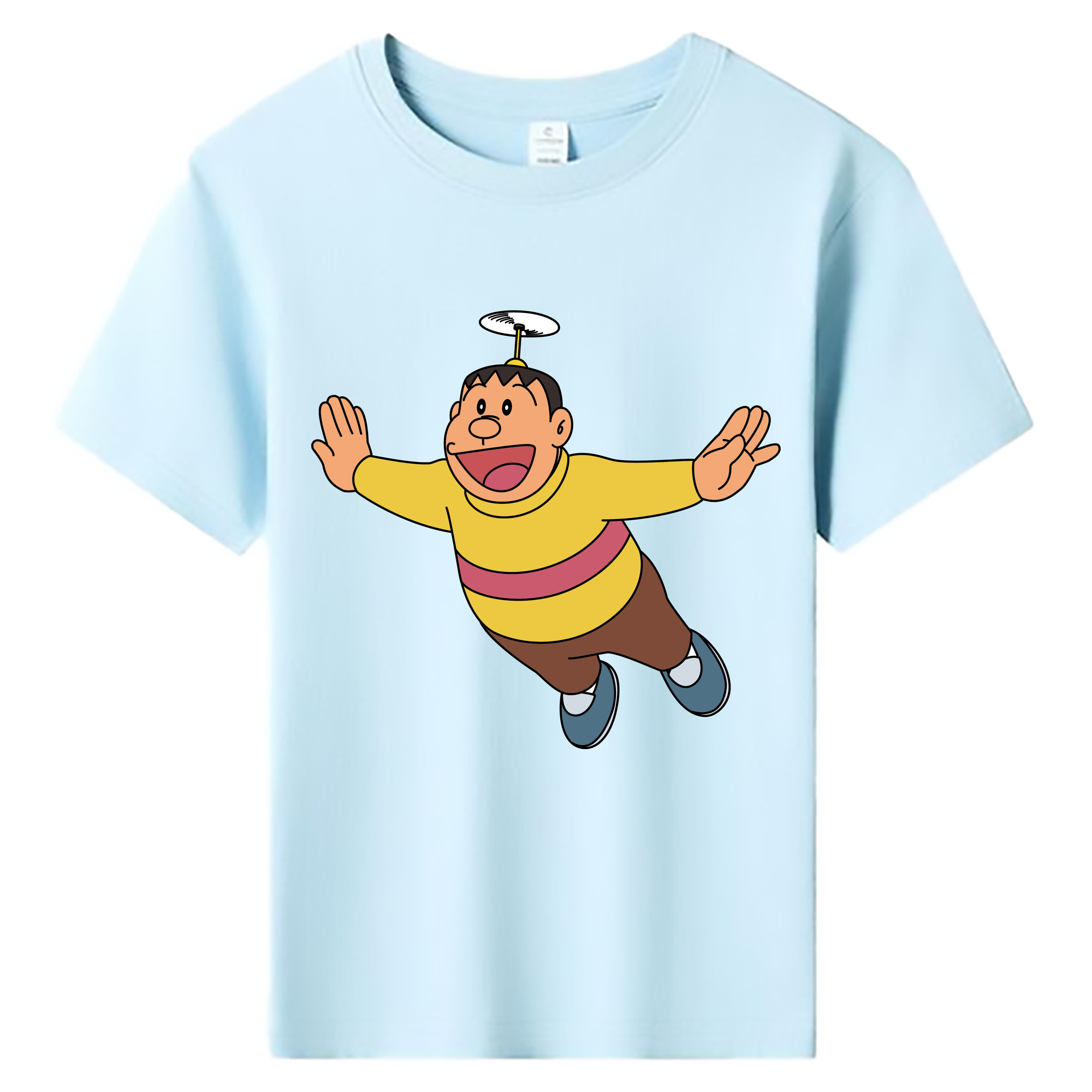 （画像用） ドラえもん 剛田武 Doraemon Gouta Takeshi 綿100％キッズTシャツ（フロントプリント）